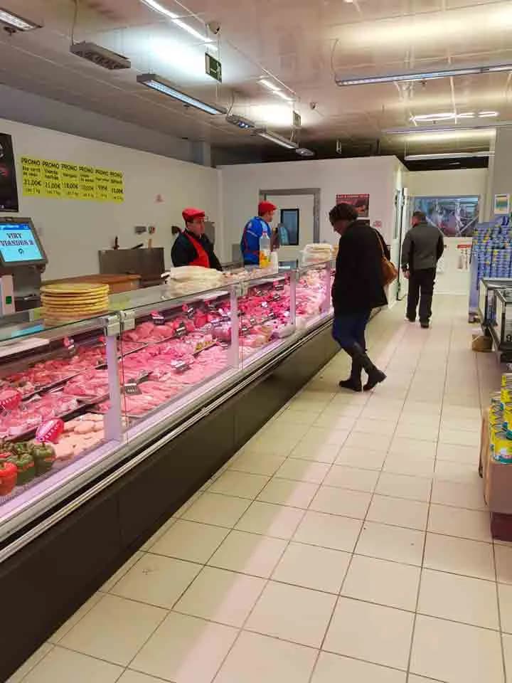 Vitrine viande